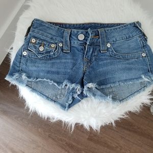 Denim shorts